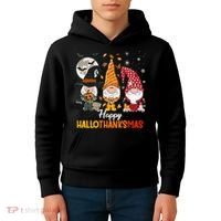 Happy Hallothanksmas Ghomes Kids Hoodie thumb 4