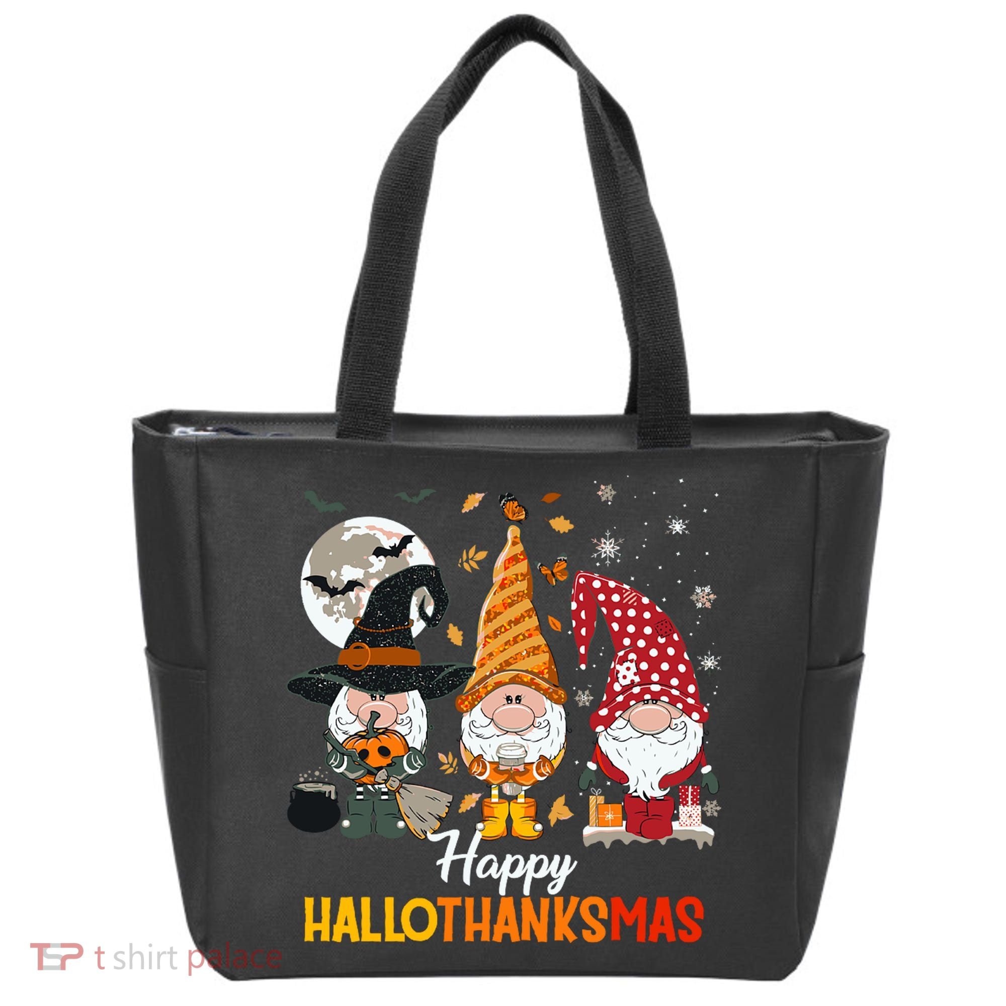 Happy Hallothanksmas Ghomes Tote Bag