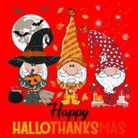 Happy Hallothanksmas Ghomes Santa Hat thumb 1