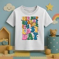 Hip Hip Hooray Its The Last Day Schools Out Toddler T-Shirt thumb 3
