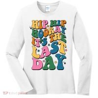 Hip Hip Hooray Its The Last Day Schools Out Women's Long Sleeve Shirt thumb 0