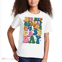 Hip Hip Hooray Its The Last Day Schools Out Kids T-Shirt thumb 2