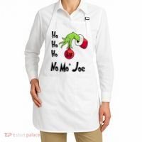 Ho Ho Ho No More Joe Trump 2024 Funny Christmas Apron thumb 2