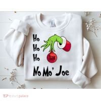 Ho Ho Ho No More Joe Trump 2024 Funny Christmas Sweatshirt thumb 2