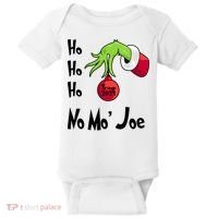 Ho Ho Ho No More Joe Trump 2024 Funny Christmas Baby Bodysuit thumb 0