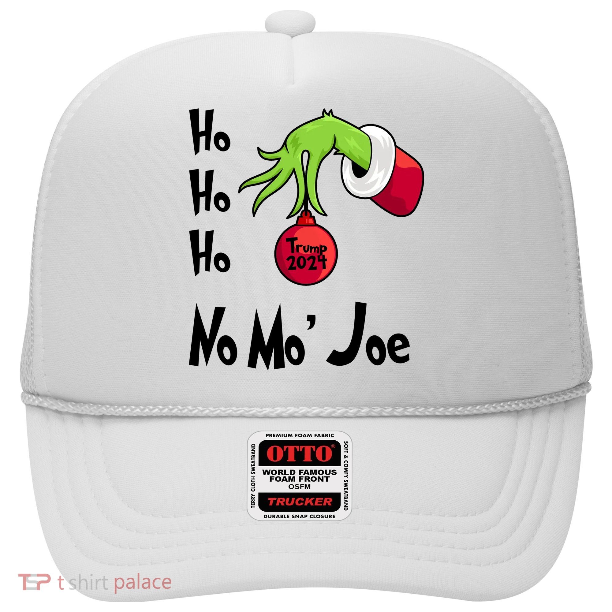 Ho Ho Ho No More Joe Trump 2024 Funny Christmas Hat