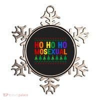 Ho Ho Homosexual Ugly Xmas Sweater Funny Lgbt Christmas Gift Ornament thumb 0
