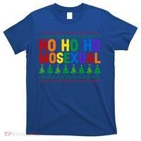 Ho Ho Homosexual Ugly Xmas Sweater Funny Lgbt Christmas Gift T-Shirt thumb 0
