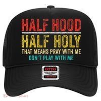 Half Holy Half Hood Pray With Me DonT Play With Me Hat thumb 0
