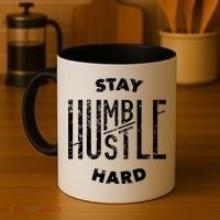Hustler Hip Hop Lover Stay Humble Hustle Hard Christmas Gift Coffee Mug thumb 4