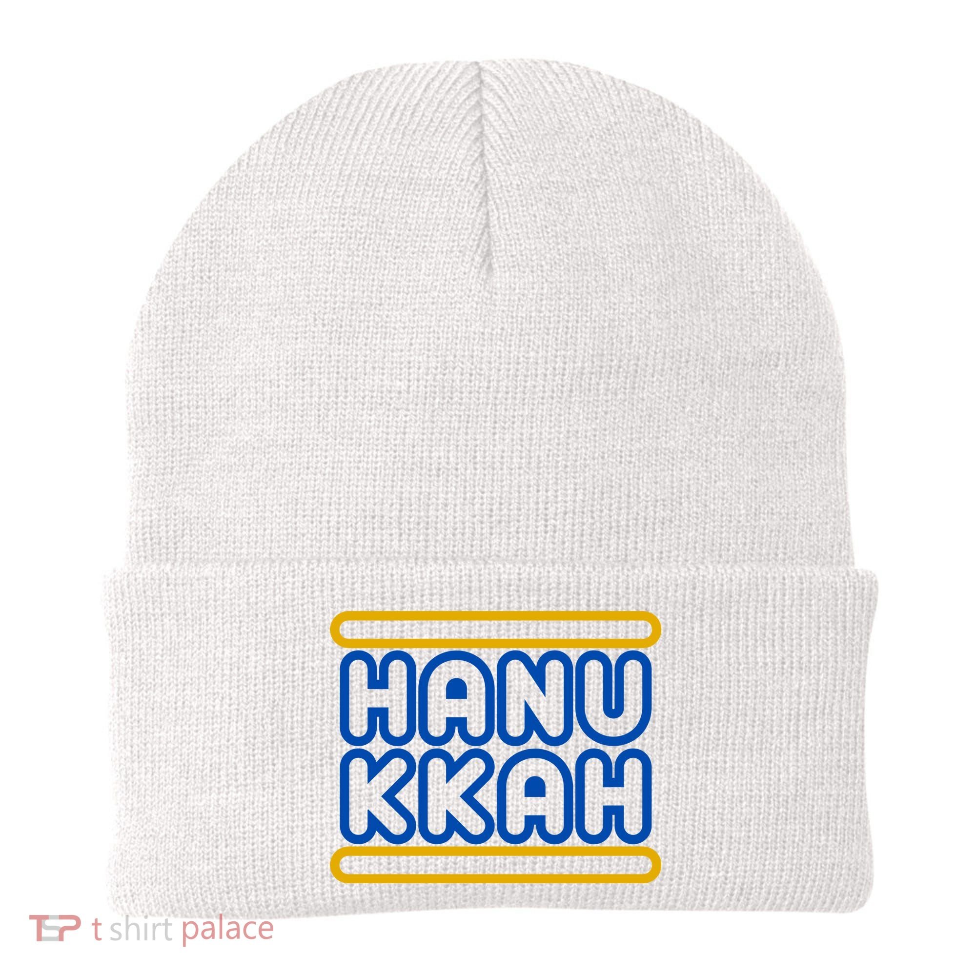 Happy Hanukkah Holiday Gift Beanie