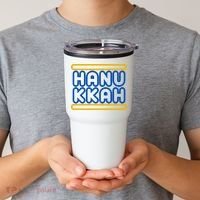 Happy Hanukkah Holiday Gift Tumbler thumb 2