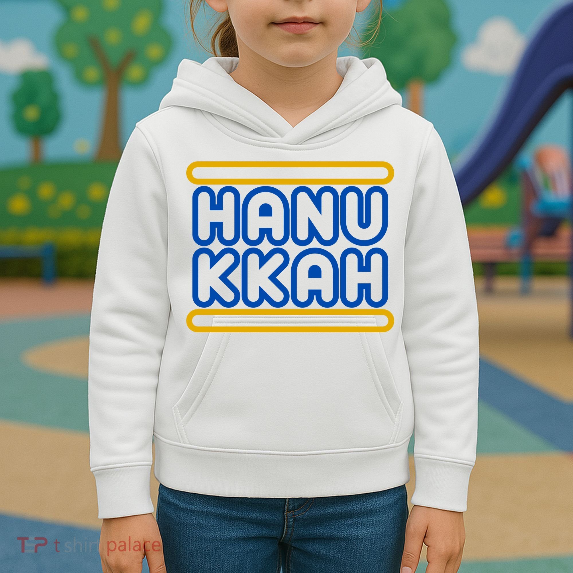 Happy Hanukkah Holiday Gift Kids Hoodie