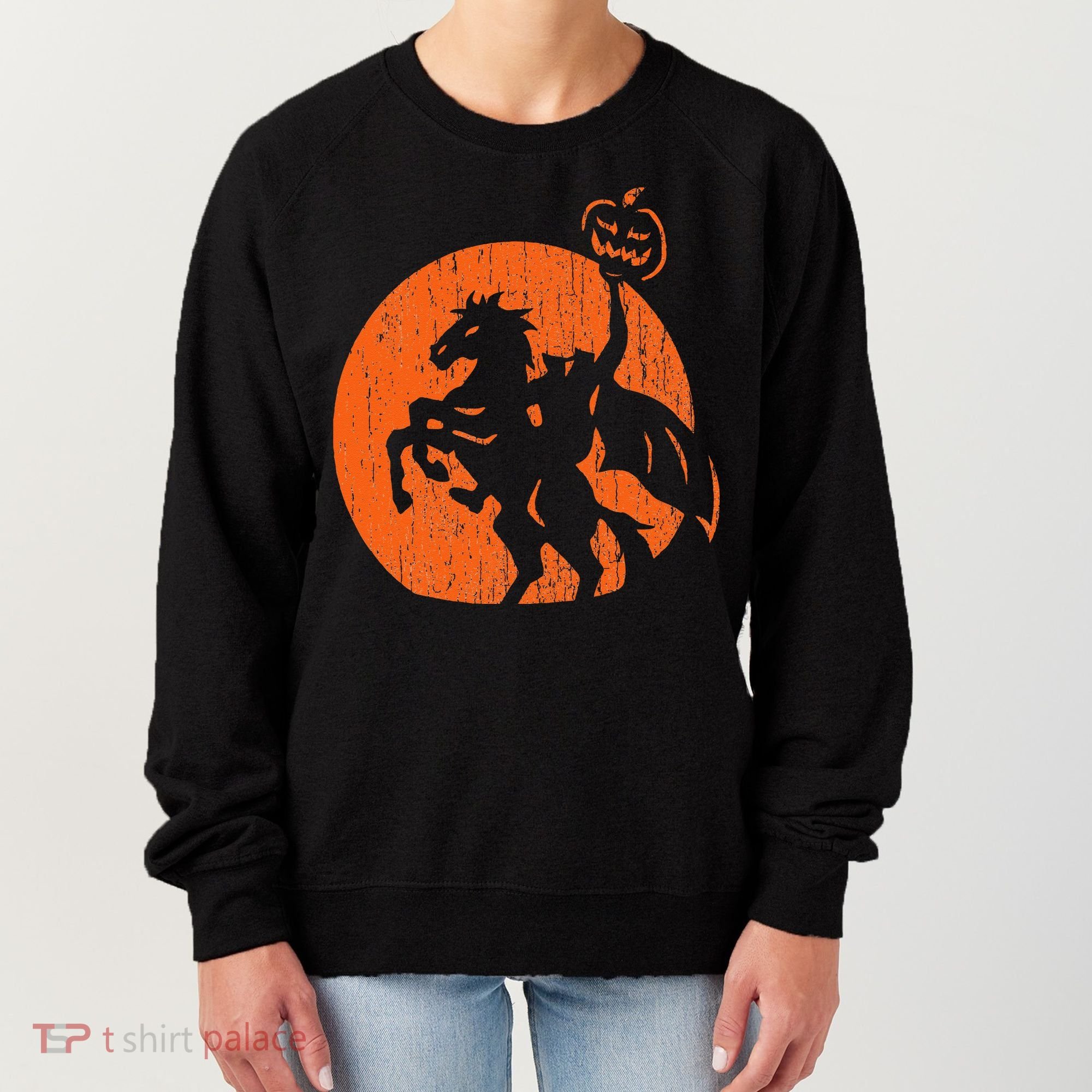 Halloween Headless Horseman Folklore Pumpkin JackOLantern Women's Sweatshirt