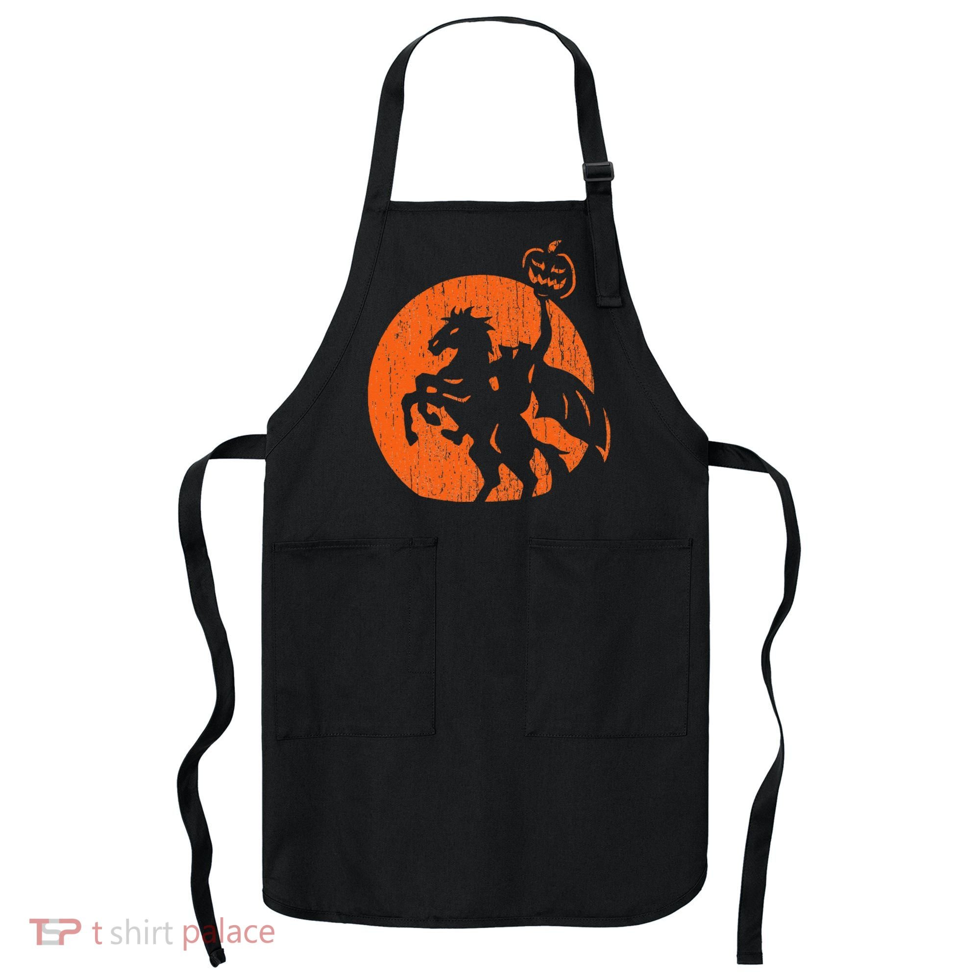 Halloween Headless Horseman Folklore Pumpkin JackOLantern Apron