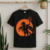 Halloween Headless Horseman Folklore Pumpkin JackOLantern T-Shirt thumb 2