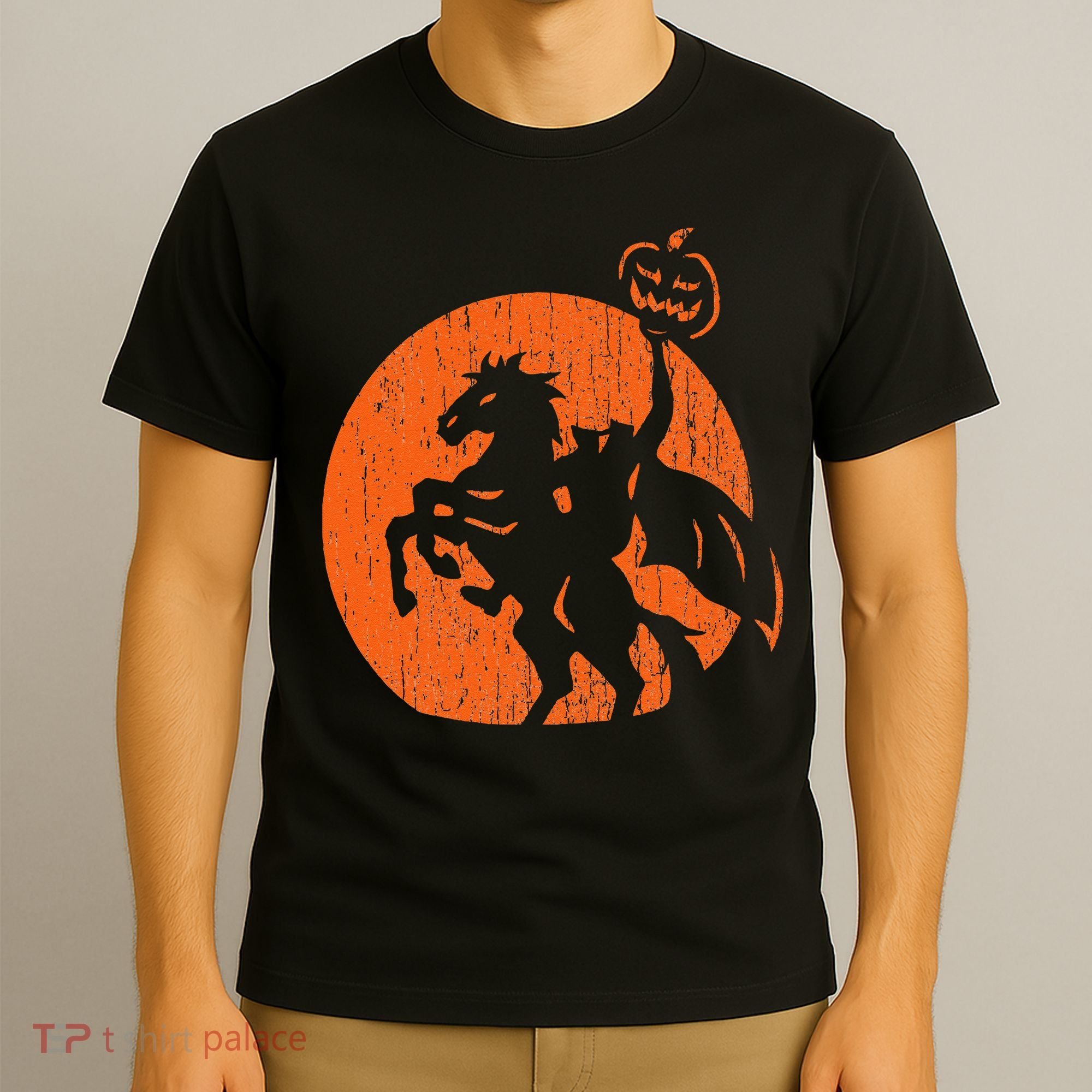 Halloween Headless Horseman Folklore Pumpkin JackOLantern T-Shirt