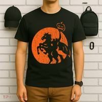 Halloween Headless Horseman Folklore Pumpkin JackOLantern T-Shirt thumb 6