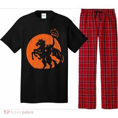 Halloween Headless Horseman Folklore Pumpkin JackOLantern Pajama Set