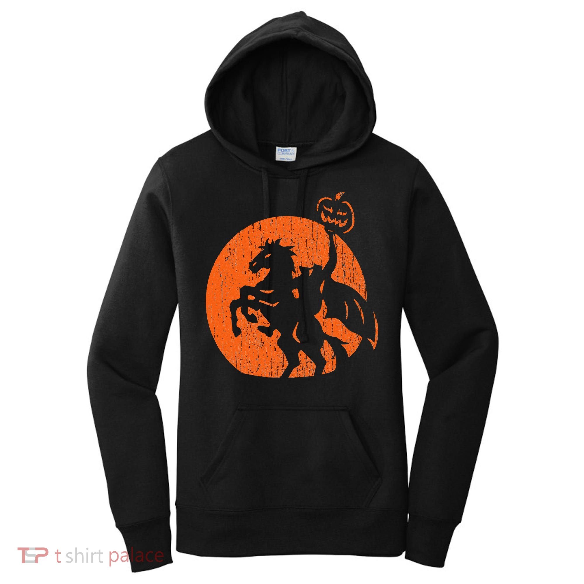 Halloween Headless Horseman Folklore Pumpkin JackOLantern Women's Hoodie