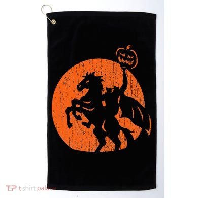 Halloween Headless Horseman Folklore Pumpkin JackOLantern Golf Towel