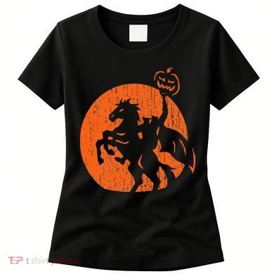 Halloween Headless Horseman Folklore Pumpkin JackOLantern Women's T-Shirt