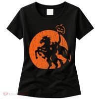 Halloween Headless Horseman Folklore Pumpkin JackOLantern Women's T-Shirt thumb 0