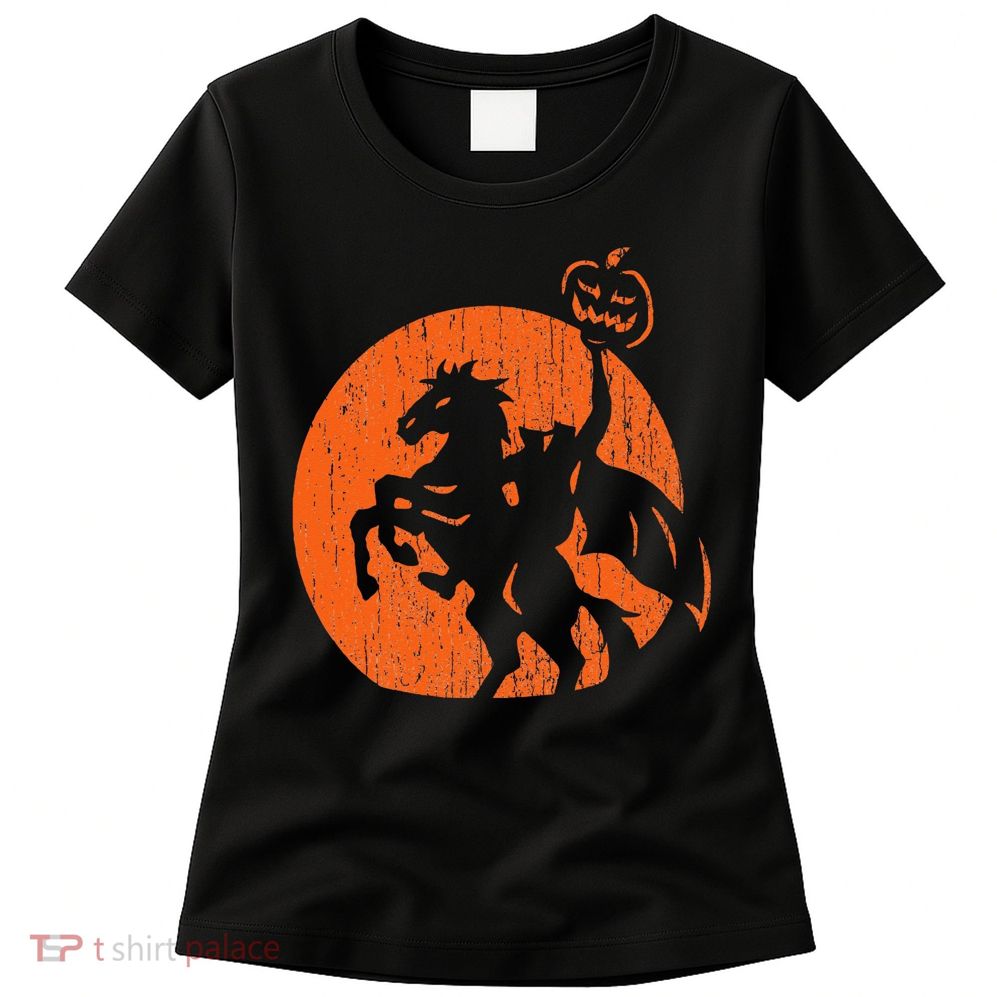 Halloween Headless Horseman Folklore Pumpkin JackOLantern Women's T-Shirt