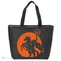 Halloween Headless Horseman Folklore Pumpkin JackOLantern Tote Bag thumb 0