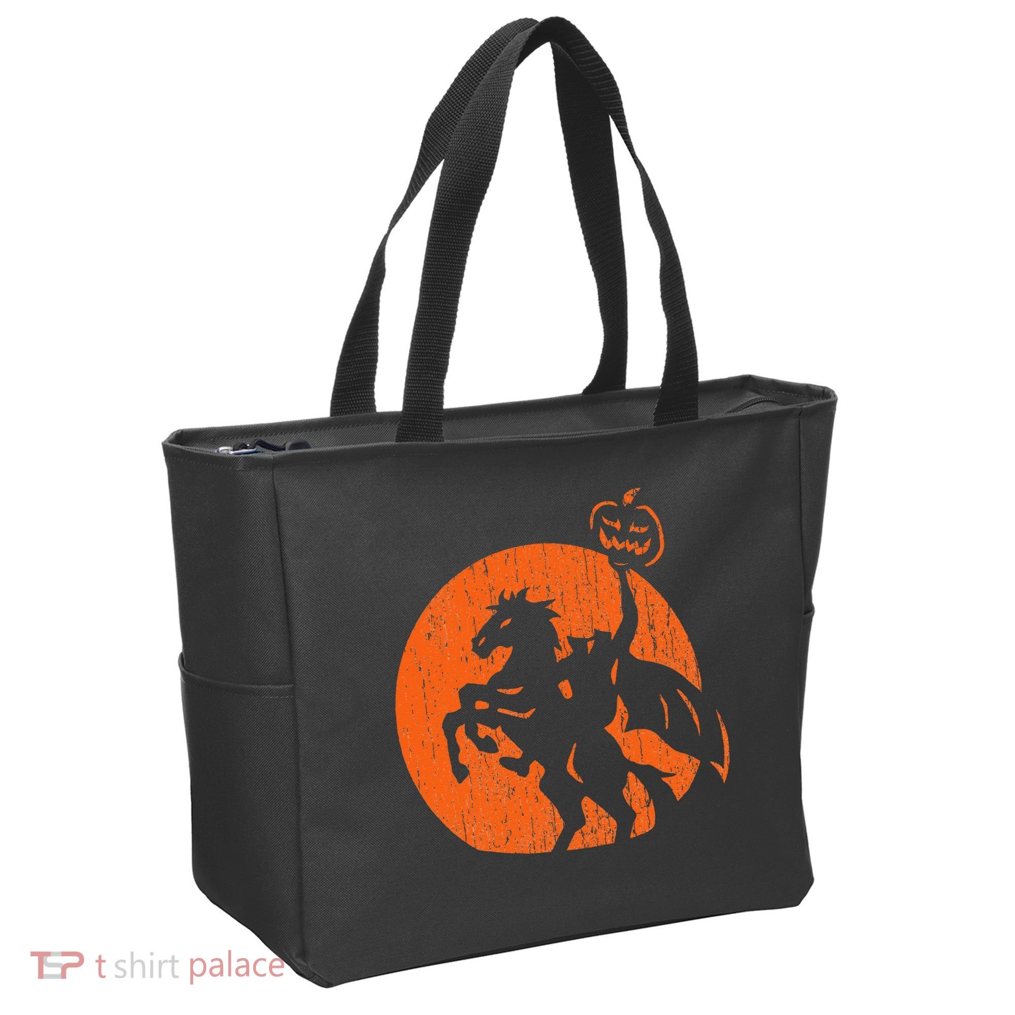 Halloween Headless Horseman Folklore Pumpkin JackOLantern Tote Bag