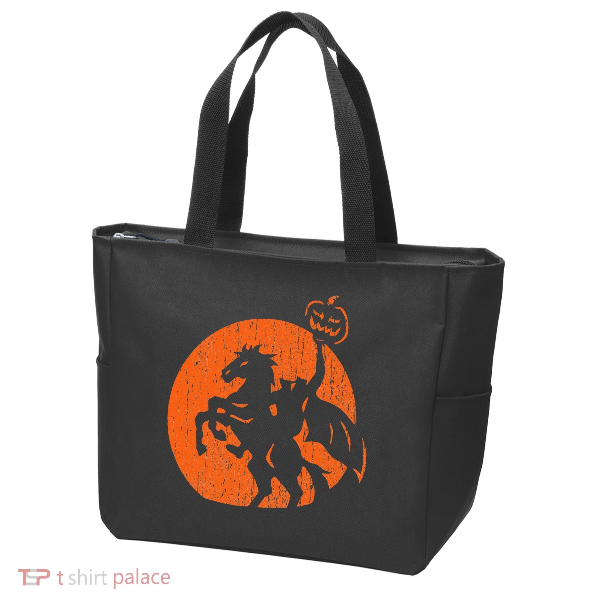 Halloween Headless Horseman Folklore Pumpkin JackOLantern Tote Bag