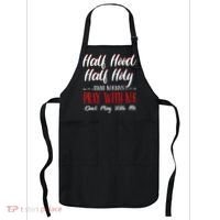 Half Hood Half Holy Pray With Me Dont Play With Me Apron thumb 0