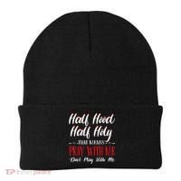 Half Hood Half Holy Pray With Me Dont Play With Me Beanie thumb 0