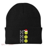 Ho Ho Ho Pickleball Christmas Santa Hat Holiday Beanie thumb 0