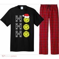 Ho Ho Ho Pickleball Christmas Santa Hat Holiday Pajama Set thumb 0