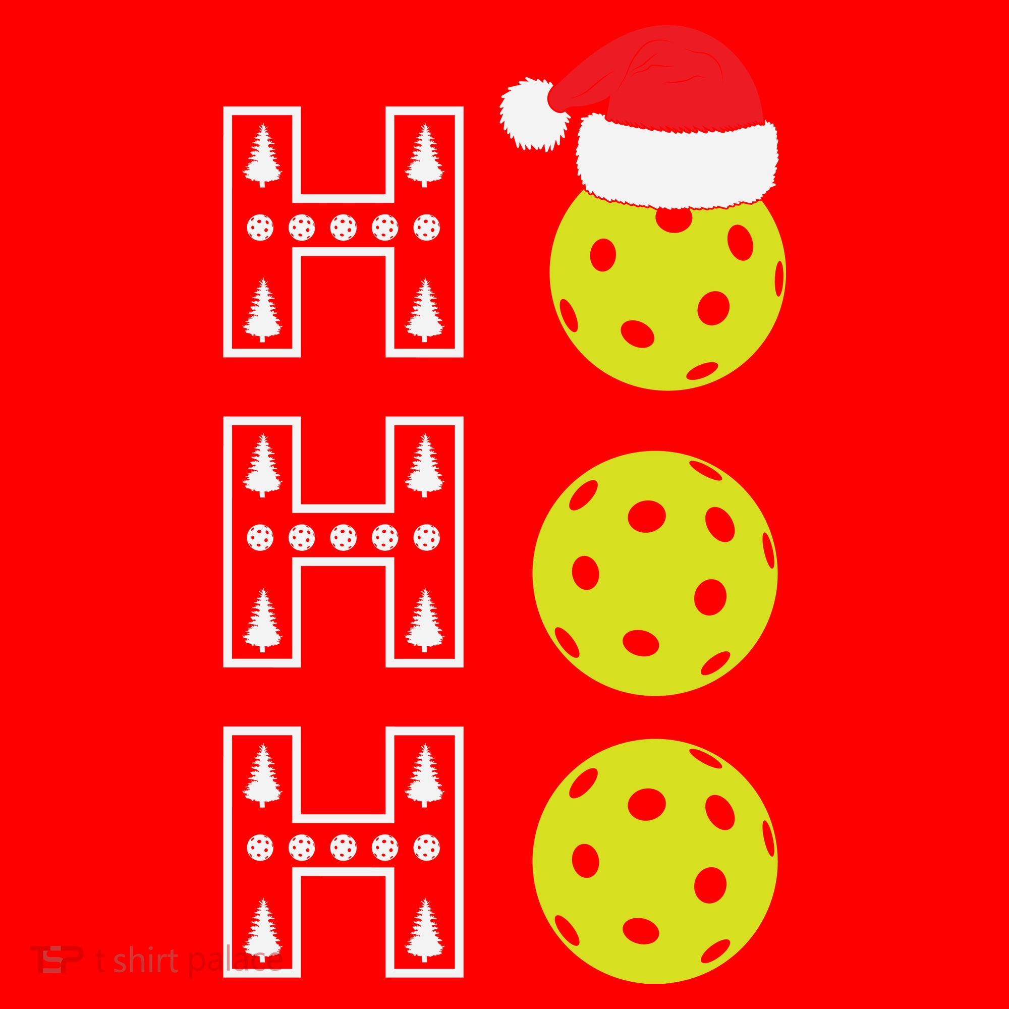 Ho Ho Ho Pickleball Christmas Santa Hat Holiday Santa Hat