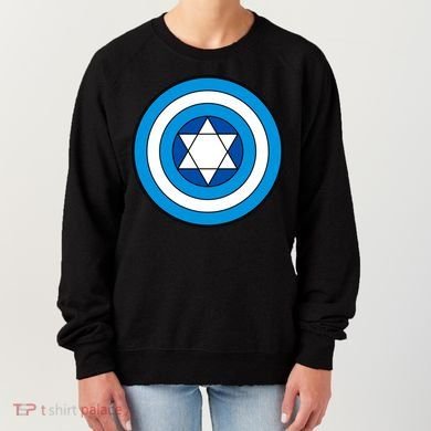 Hero Holidays Hanukkah Captain Shield Logo Women's Sweatshirt