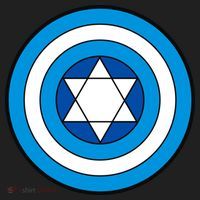 Hero Holidays Hanukkah Captain Shield Logo Women's Sweatshirt thumb 2
