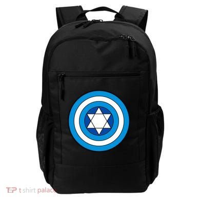 Hero Holidays Hanukkah Captain Shield Logo Backpack