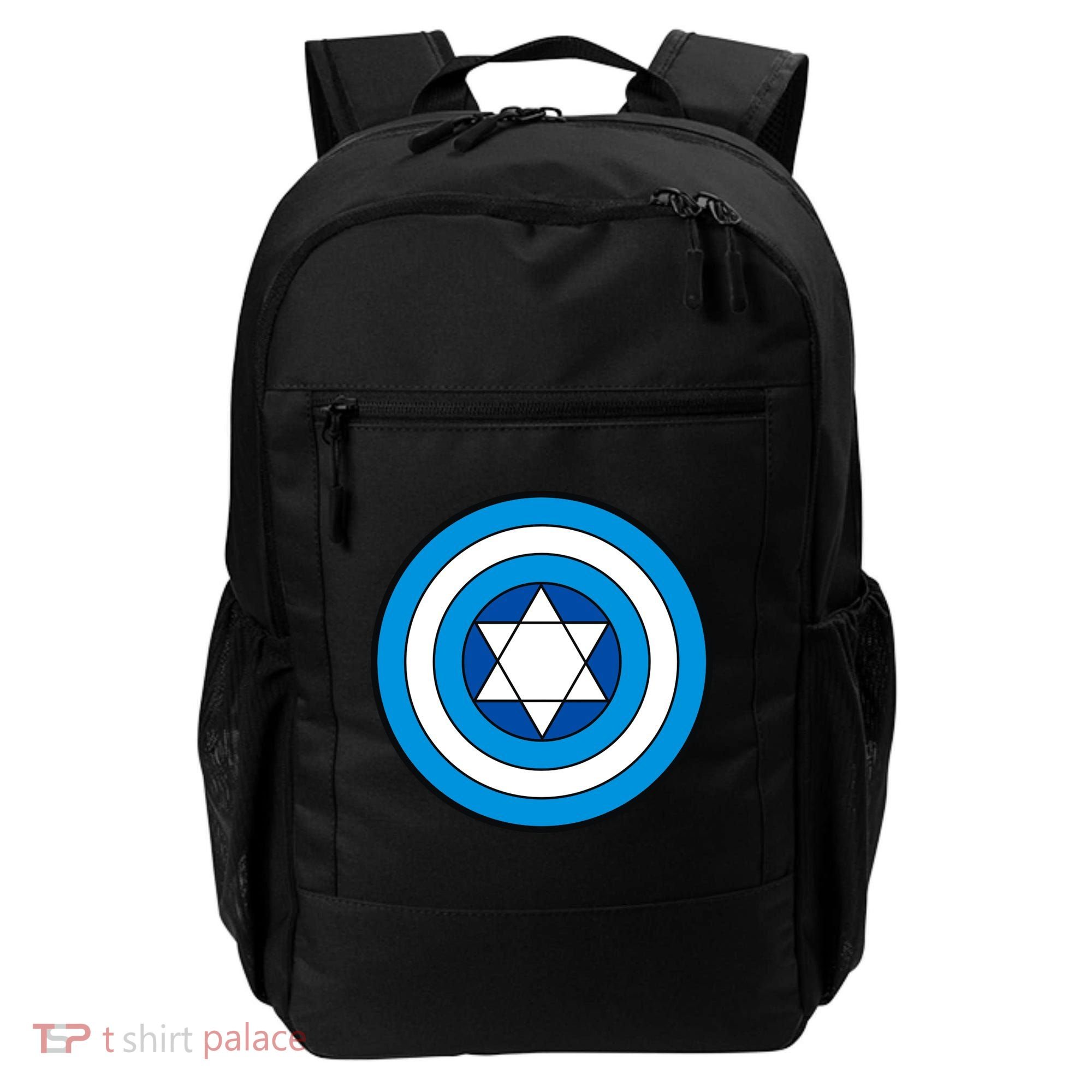 Hero Holidays Hanukkah Captain Shield Logo Backpack