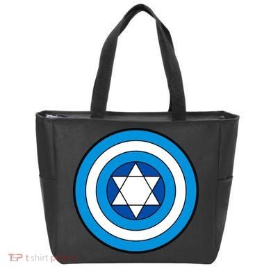 Hero Holidays Hanukkah Captain Shield Logo Tote Bag