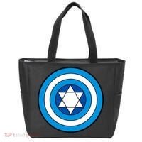 Hero Holidays Hanukkah Captain Shield Logo Tote Bag thumb 0