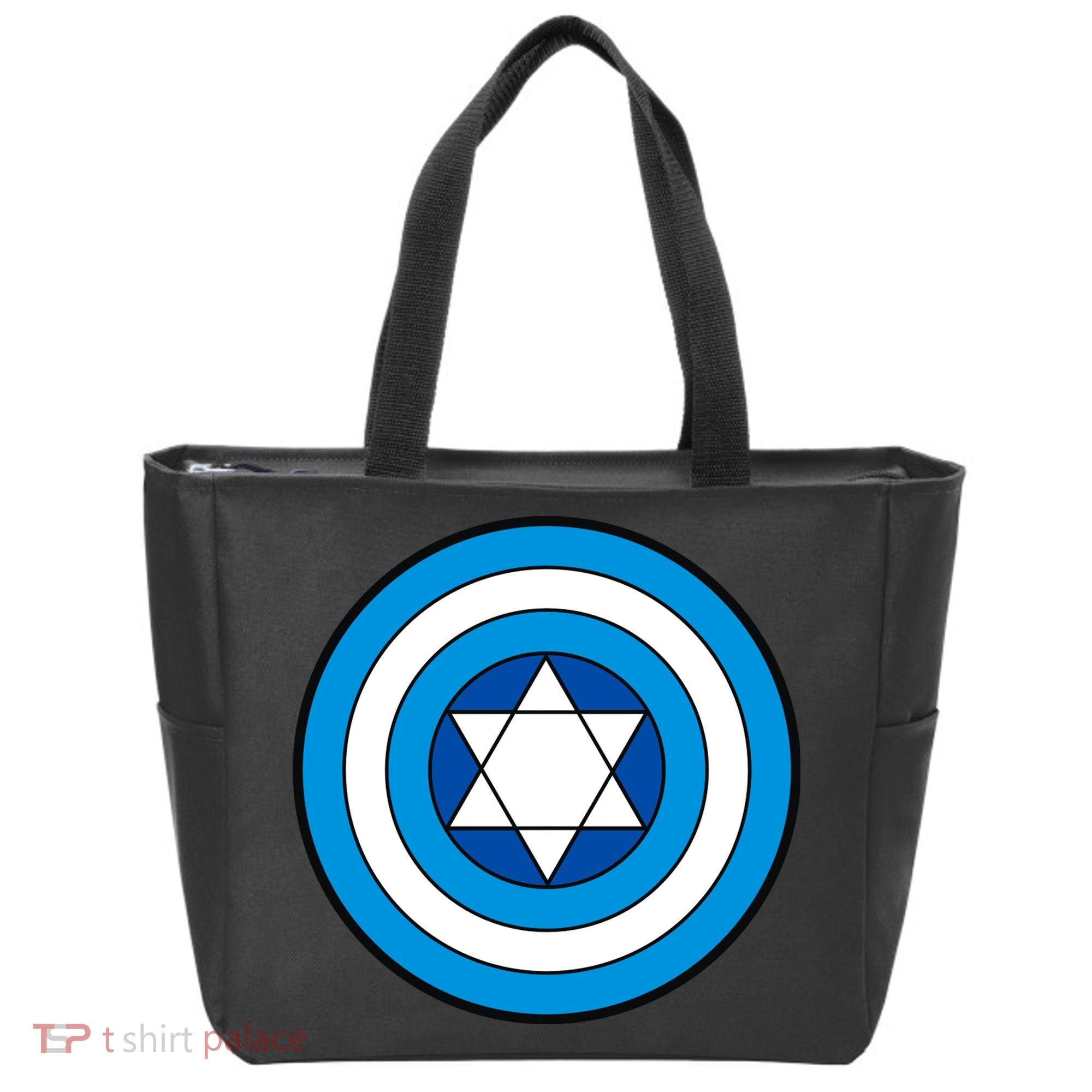 Hero Holidays Hanukkah Captain Shield Logo Tote Bag