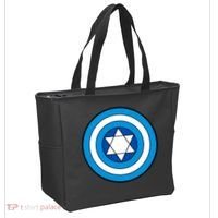 Hero Holidays Hanukkah Captain Shield Logo Tote Bag thumb 2