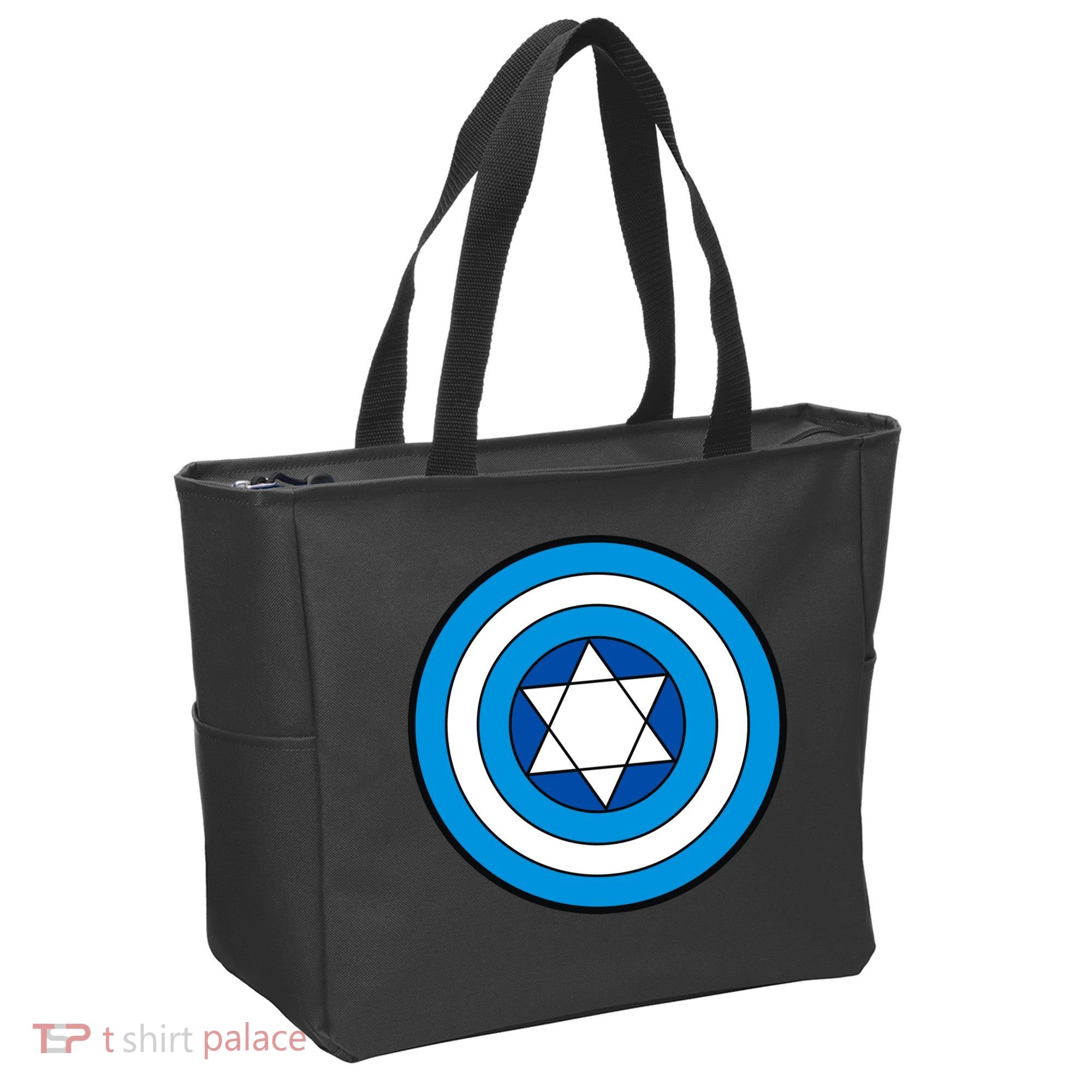 Hero Holidays Hanukkah Captain Shield Logo Tote Bag