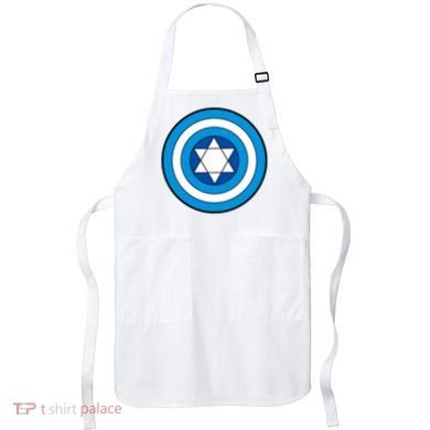 Hero Holidays Hanukkah Captain Shield Logo Apron