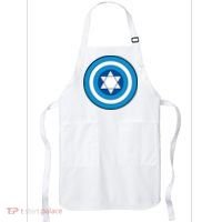 Hero Holidays Hanukkah Captain Shield Logo Apron thumb 0