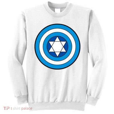 Hero Holidays Hanukkah Captain Shield Logo Sweatshirt