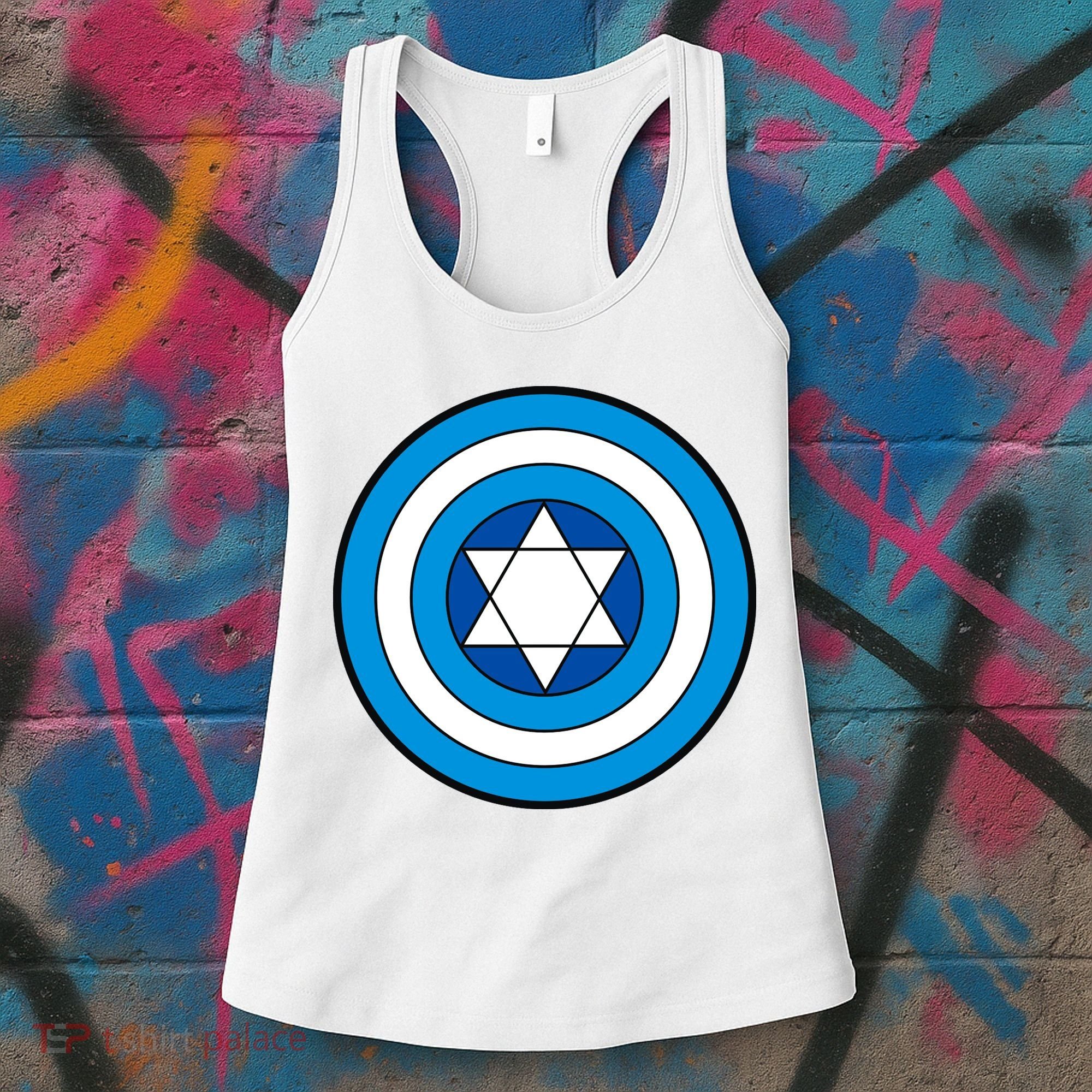 Hero Holidays Hanukkah Captain Shield Logo Women's Tank Top