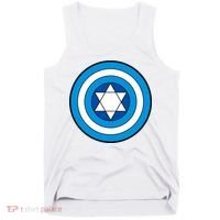 Hero Holidays Hanukkah Captain Shield Logo Tank Top thumb 0